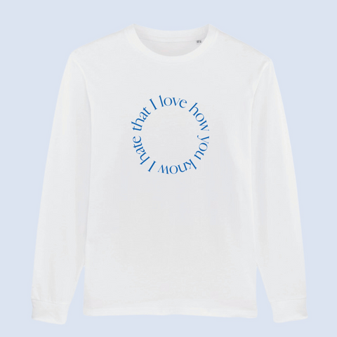 'Rust & Blue' Limited Edition T-Shirt (Long-Sleeve - Circle Detail)