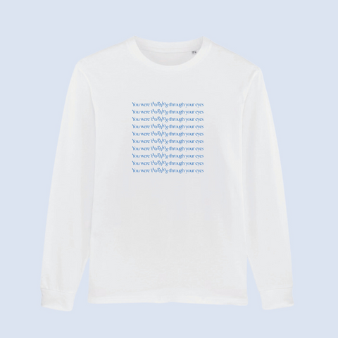 'Rust & Blue' Limited Edition T-Shirt (Long Sleeve - Line Detail)
